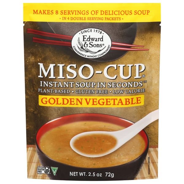 みそすーぷ Edward & Sons Miso Cup Delicious Golden Vegetable Soup Same-Day