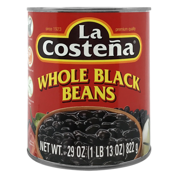 La Costeña Whole Black Beans