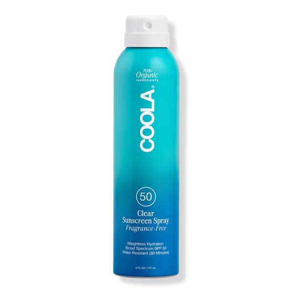 COOLA Classic Body Organic Sunscreen Spray SPF 50 - Fragrance-Free