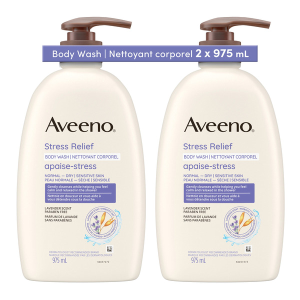 Aveeno Stress Relief Lavender Scent Body Wash