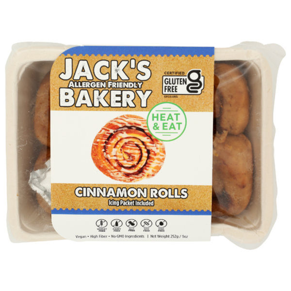 Jack's Allergen Friendly Bakery Cinnamon Rolls 4 Pack