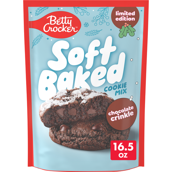 【新品未使用】crinkle crinkle crinkle Betty Crocker Limited Edition Soft Baked Chocolate Crinkle Cookie