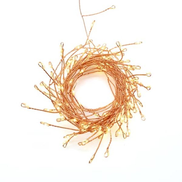 Ashland Warm White LED Firecracker String Lights with Copper Wire