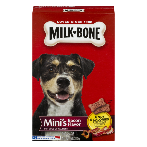 MilkBone Mini's Dog Treats Bacon (15 oz) Instacart