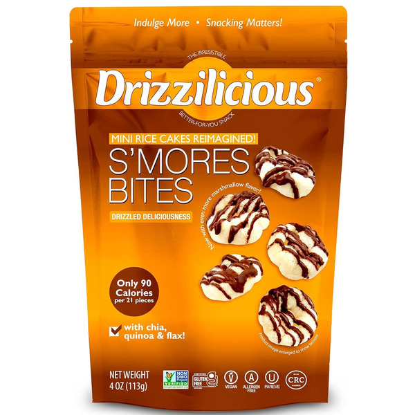 H-E-B Drizzilicious Mini Rice Cake Bites, Smores! Same-Day