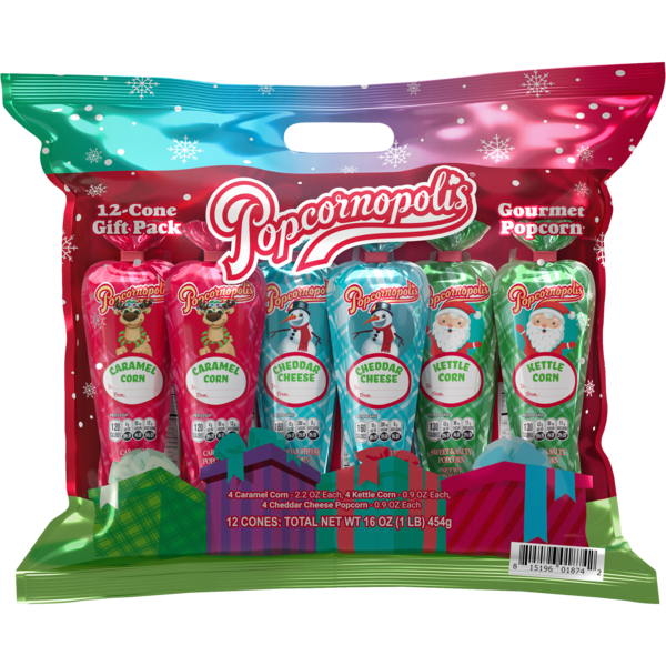 Popcornopolis 12 pc / 0.9 - 2.2 oz Holiday Story Variety Pack Popcornopolis 12 pc / 0.9 - 2.2 oz Holiday Story Variety Pack