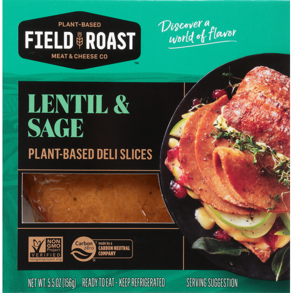 Field Roast Deli Slices, Lentil & Sage, Plant-Based