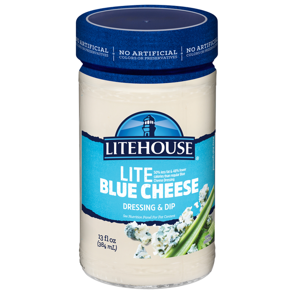 Litehouse Dressing & Dip, Blue Cheese, Lite