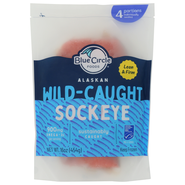 Blue Circle Frozen Wild Sockeye Salmon Same-Day Delivery or Pickup