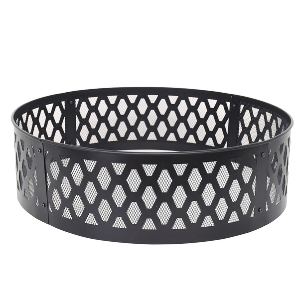 Master Forge 30-in W Steel Round Portable Wood-Burning Fire Pit