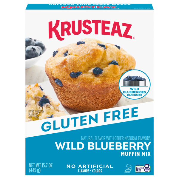 Krusteaz Gluten Free Blueberry Muffin Mix Same-Day Delivery or