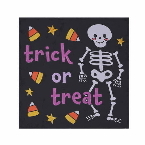 Creatology Halloween Color-Your-Own Skeleton Canvas Painting Kit