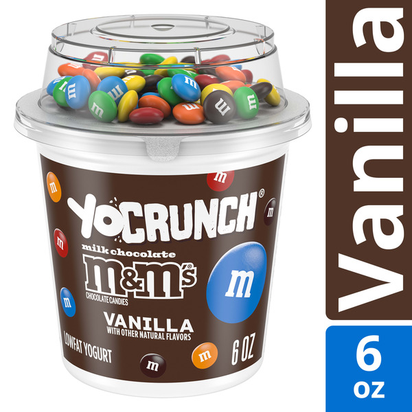 YoCrunch Vanilla Lowfat Yogurt with M&M's