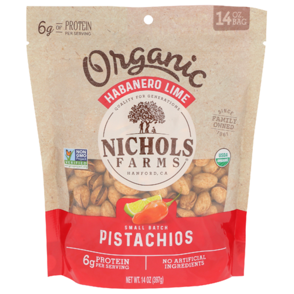 Nichols Farms Organic Habanero Lime Pistachios In Shell
