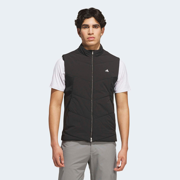 adidas Men's Ultimate365+ Course Control Quilted Golf Vest, XXL - Black