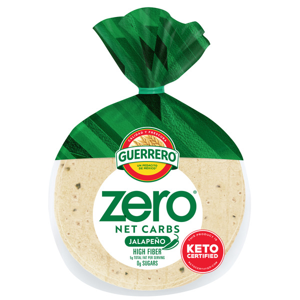 Guerrero Zero Net Carbs Jalapeno Tortillas, Street Taco Size, 14 count
