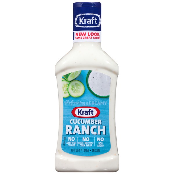 Kraft Salad Dressing Cucumber Ranch Dressing (16 fl oz) from HEB