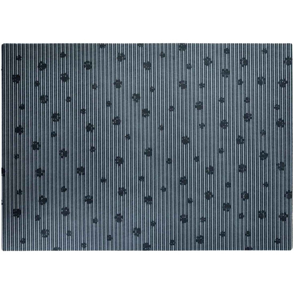 Drymate Large Cat Litter Box Mat with Black Paw Print