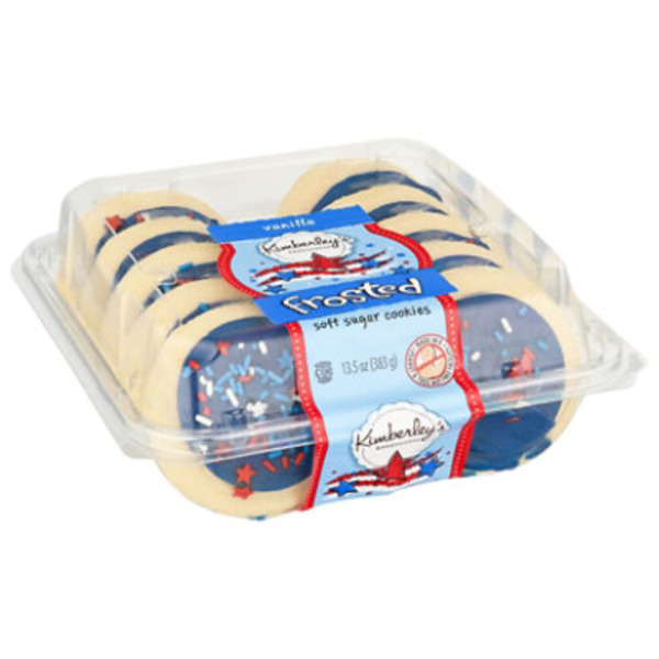 Kimberley's Bakeshoppe Cookies, Soft Sugar, Vanilla, Frosted