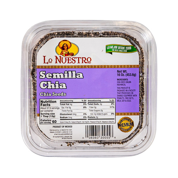 Lo Nuestro Chia Seeds Same-Day Delivery or Pickup | Rancho San