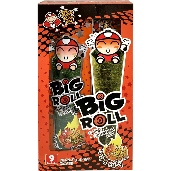 Tao Kae Noi Tom Yum Goong Grilled Seaweed Roll
