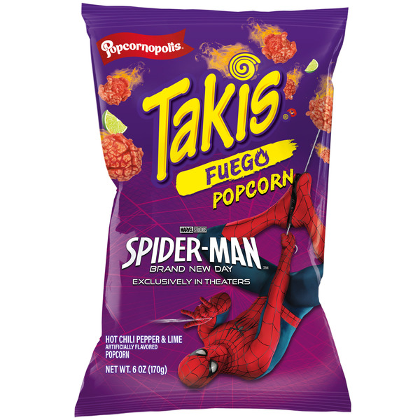 Popcornopolis Fuego Takis 6 oz Bag, Hot Chili Pepper & Lime