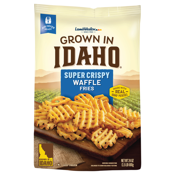 Grown In Idaho Super Crispy Waffle Fries Same-Day Delivery or