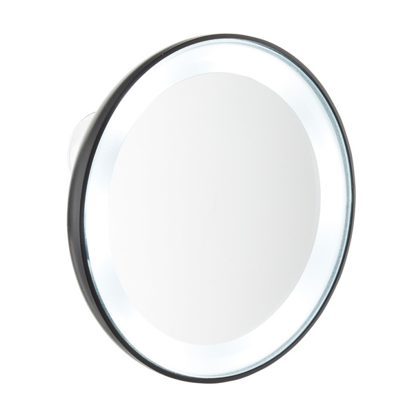 Zadro Next Generation 15X LED Mini Spot Mirror in Black