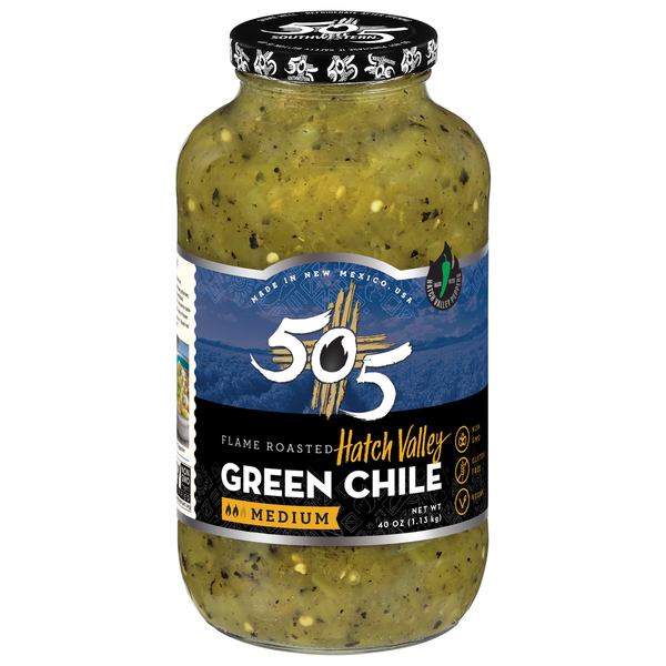 505 Southwestern Flame Roasted Hatch Valley Medium Green Chile