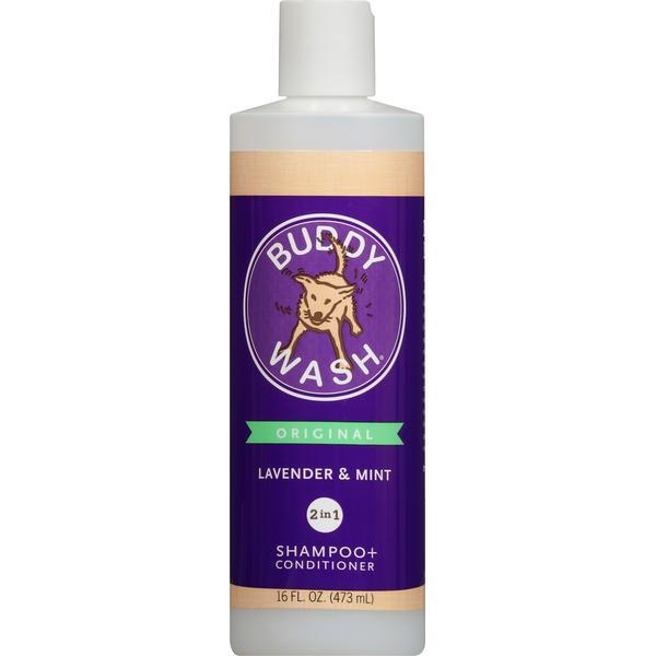 Buddy Wash Shampoo + Conditioner, Lavender & Mint, Original, 2 in 1 (16