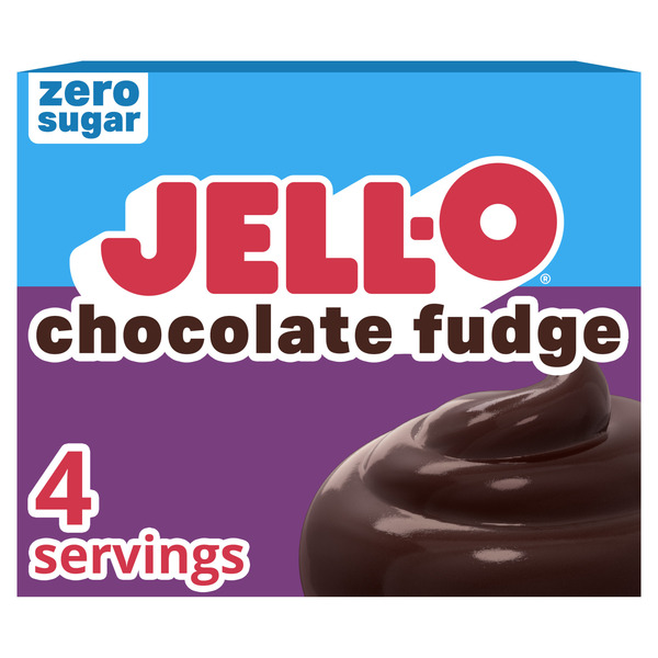 Jell-O Zero Sugar Chocolate Fudge Instant Pudding & Pie Filling