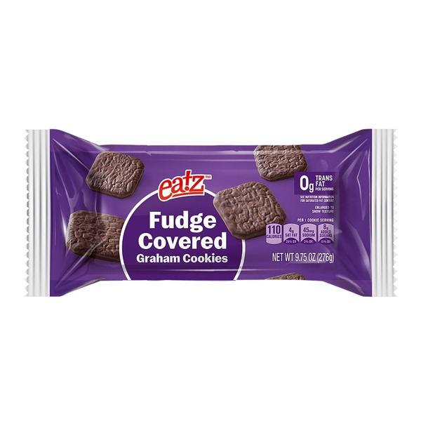 Eatz Fudge Covered Graham Square Cookies Same-Day Delivery
