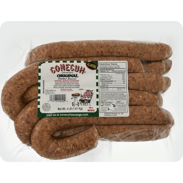 Conecuh Smoked Sausage, Original (4 lb) Instacart