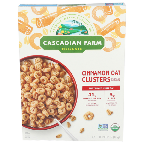 Cascadian Farm Organic Cinnamon Oat Clusters Cereal