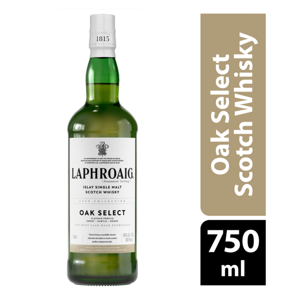 Laphroaig Oak Select Islay Single Malt Scotch Whisky Same-Day