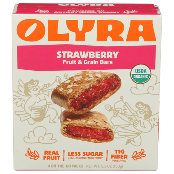 Olyra Foods Inc Organic Strawberry Filled Breakfast Biscuits 4 Pack