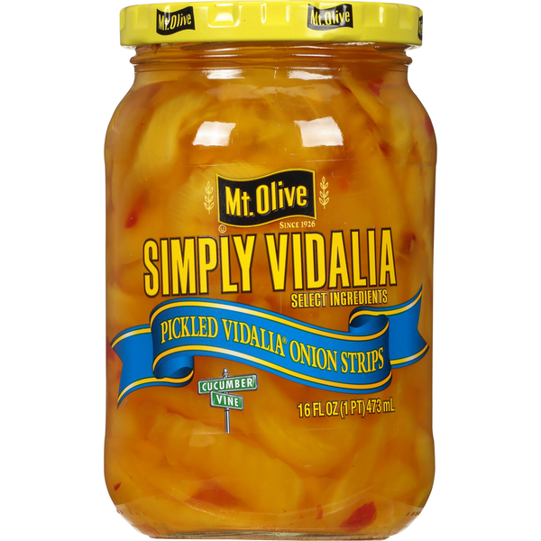 Mt. Olive Pickled Vidalia Simply Onion Strips Same-Day Delivery