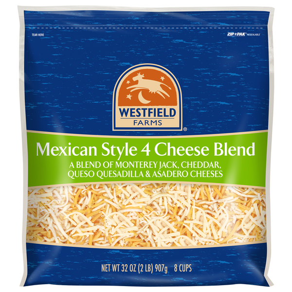 Westfield Farms Cheese, 4 Cheese Blend, Mexican Style Same-Day