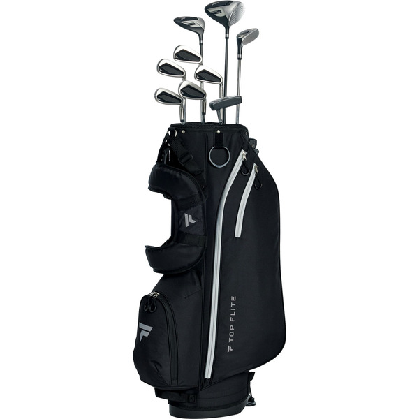 Top Flite 2026 XL Complete Golf Club Set, Standard Length, Stiff Flex, Right Hand, Graphite/Steel Shaft - Black