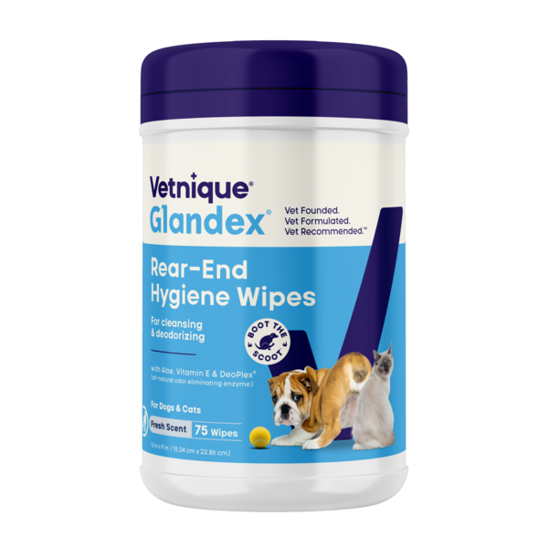Vetnique Glandex Anal Gland Pet Wipes