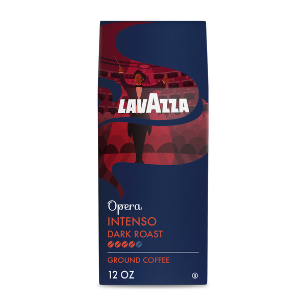 Lavazza Opera Intenso Dark Roast Ground Coffee Same-Day Delivery