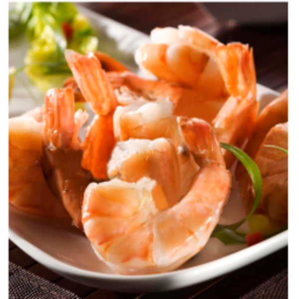 Frozen Freshwater Shrimp - 4/6 ct, Raw, EZ Peel, Shell-on, Headless, IQF - 2 lbs