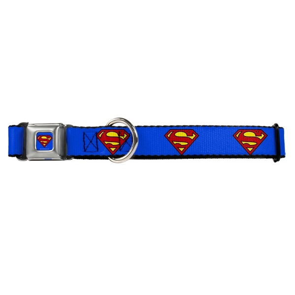 Buckle Down Superman Dog Collar