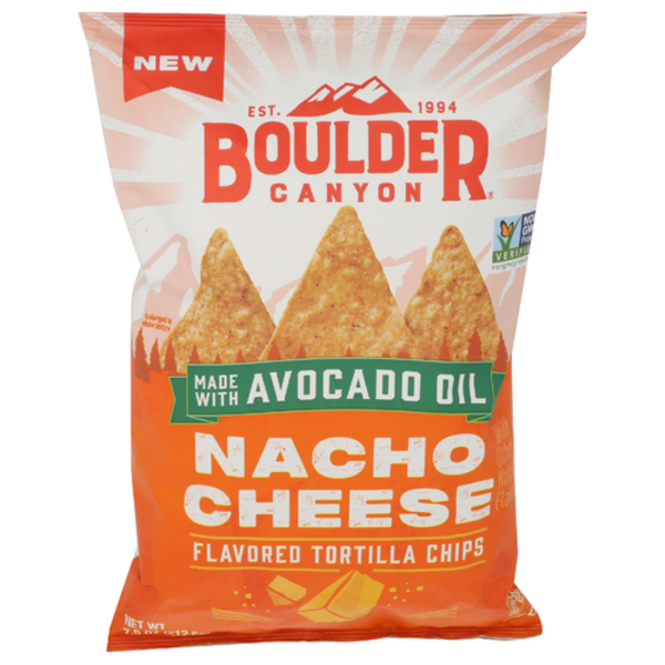 Boulder Canyon Nacho Cheese Flavored Tortilla Chips Made With Avocado Oil