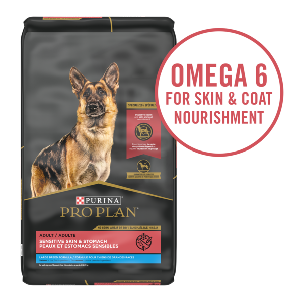 Purina Pro Plan With Probiotics, Sensitive Stomach Large Breed Dry Dog