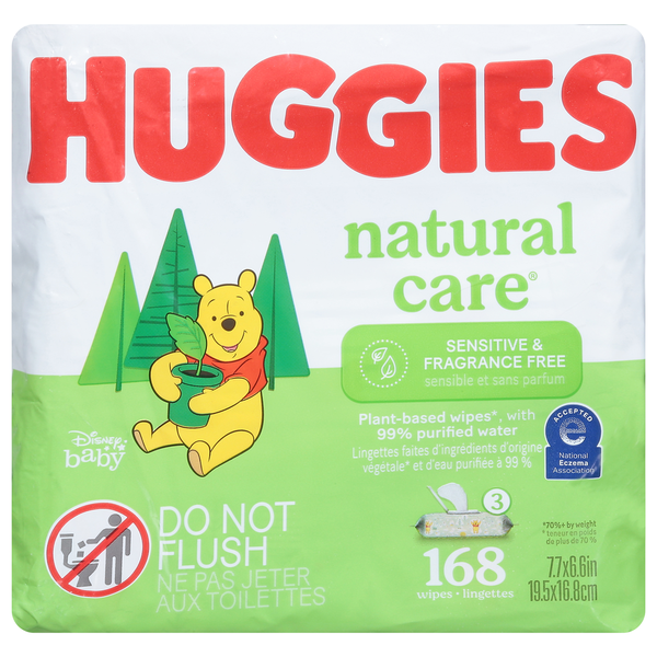 Publix Huggies Natural Care Sensitive Unscented Baby Wipes SameDay