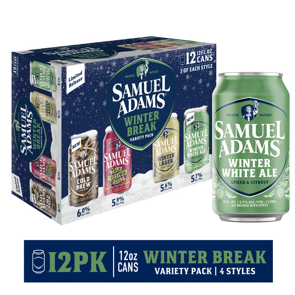 Samuel Adams Winter Break Seasonal Variety Pack (12 fl. oz. Can