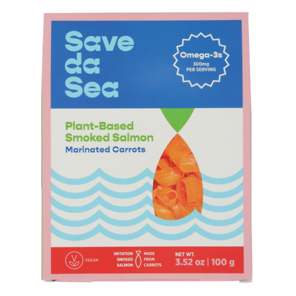 Save Da Sea Plant Based Smoked Salmon made from carrots Same-Day