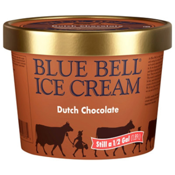 Blue Bell Dutch Chocolate Ice Cream