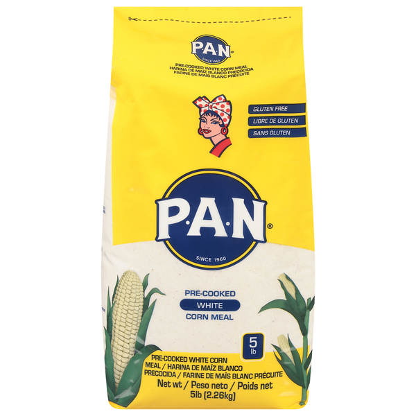 P.A.N. Corn Meal, Pre-Cooked, White